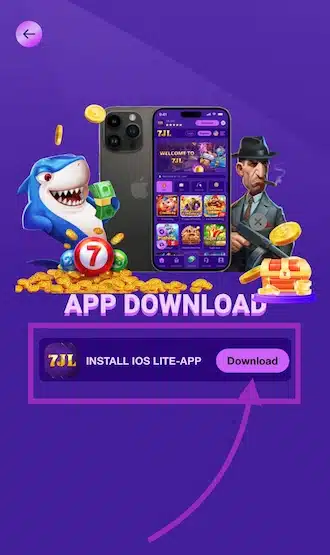 Step 2: The app download page appears, select INSTALL IOS LITE-APP.